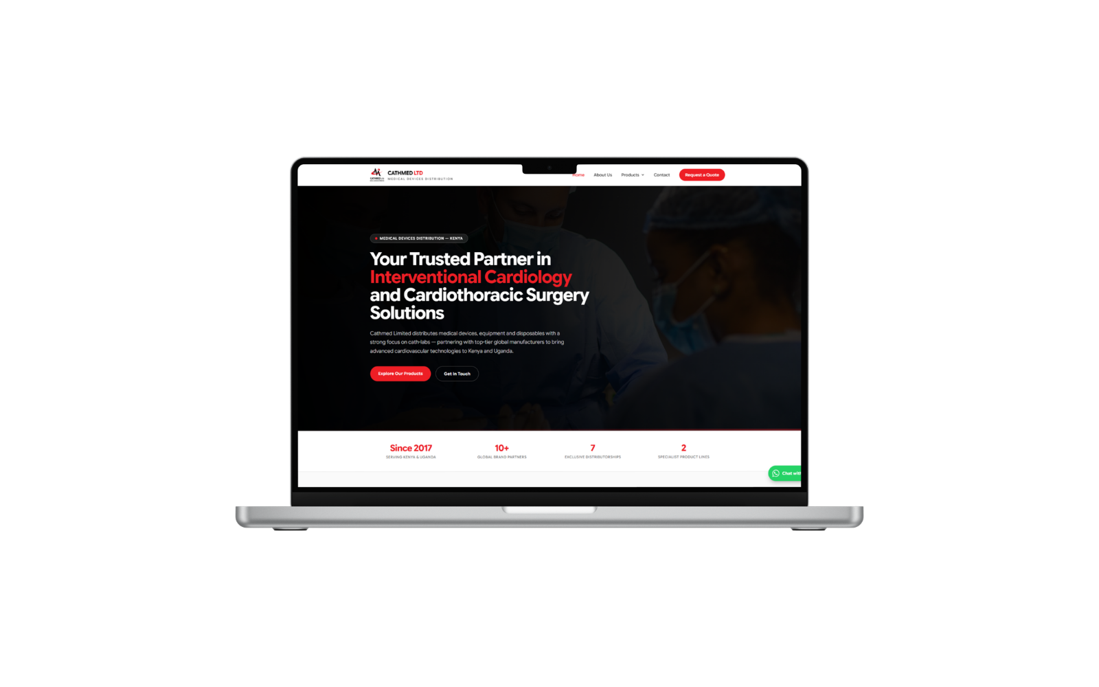 Cathmed Kenya Website